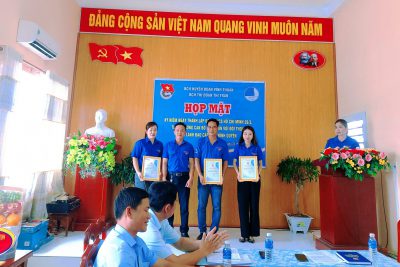 Họp mặt kỷ niệm 92 năm ngày thành lập Đoàn TNCS Hồ Chí Minh (26/03/1931-26/03/2023) và tuyên dương cán bộ đoàn tiêu biểu, đảng viên trẻ tiêu biểu trên các lĩnh vực gắn với Đối thoại giữa lãnh đạo Đảng ủy – UBND thị trấn với thanh niên năm 2023
