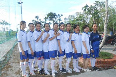 Trường Mầm Non Thị Trấn đạt giải nhì trong giải thể thao bóng đá nữ