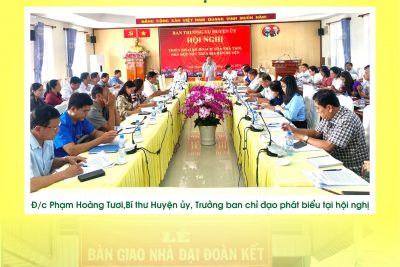 VĨNH THUẬN TRIỂN KHAI KẾ HOẠCH XÓA NHÀ TẠM, NHÀ DỘT NÁT